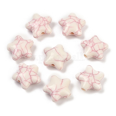 Perline acriliche imitazione turchese&nbsp;OACR-S047-12-1