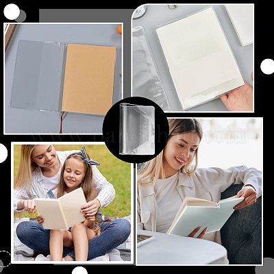 Couvertures de livres en plastique&nbsp;AJEW-WH0752-135-1