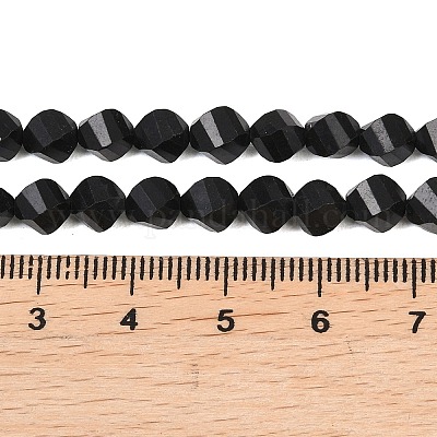 Natürliche Shungit Perlen Stränge&nbsp;G-P611-C35-01-1