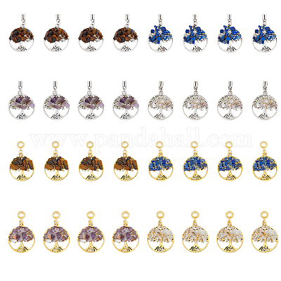 50 Ciondoli Albero Della Vita In Oro 14K - Pendenti 10mm Per Collane, Bracciali E Orecchini - Foto 2