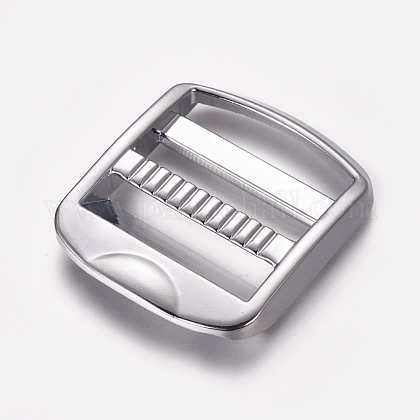 亜鉛合金ラダーロックスライダーバックル 調整可能なウェビングストラップリリースバックル バックパックストラップアクセサリー用 プラチナ 38x31 3x5mm 穴 3 6x25 2mmの通販 Jp Pandahall Com