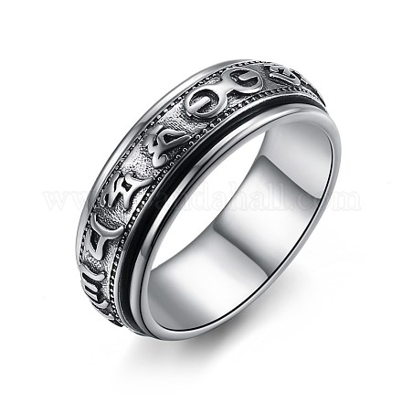 Nuova moda thai 925 anelli in argento sterling RJEW-BB33707-7-1