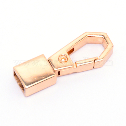 Zinc Alloy Lobster Claw Clasps PALLOY-WH0072-40A-RS-1