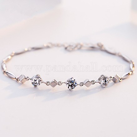 Латунь ссылка браслет BJEW-BB45109-1