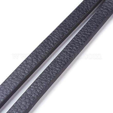 Cordones de microfibra de cuero pu WL-F010-01A-7.5mm-1