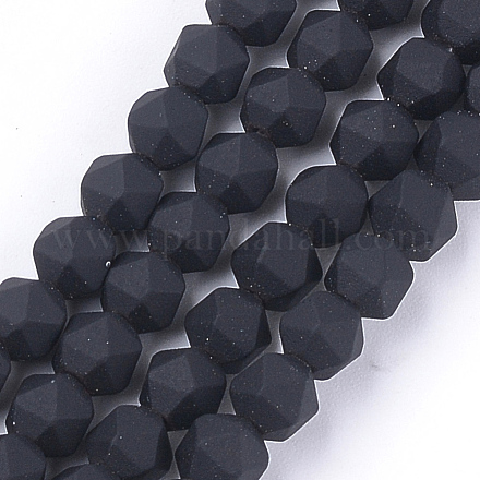 Vaporisez peints non-magnétiques synthétiques perles d'hématite brins G-T116-16-17-1