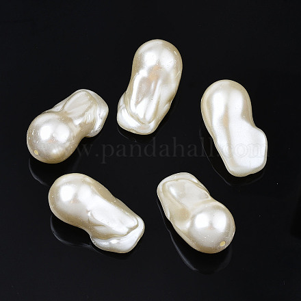 Perles d'imitation perles en plastique ABS X-KY-T023-032-1