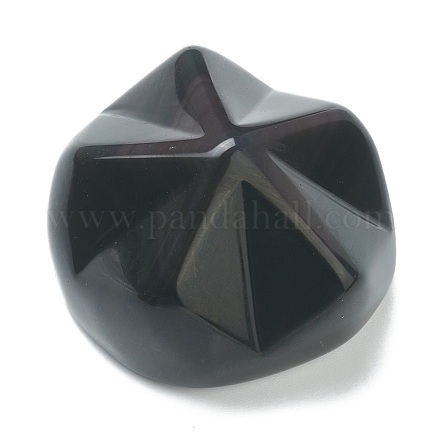 Natürliche Obsidian-Display-Dekorationen G-P450-01A-02-1