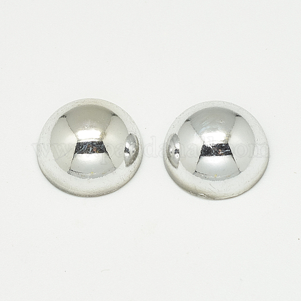 Perles acryliques plaqués UV PACR-Q117-12mm-08-1