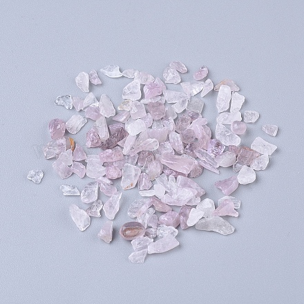 Chip perles en quartz rose naturel G-O103-12-01-1