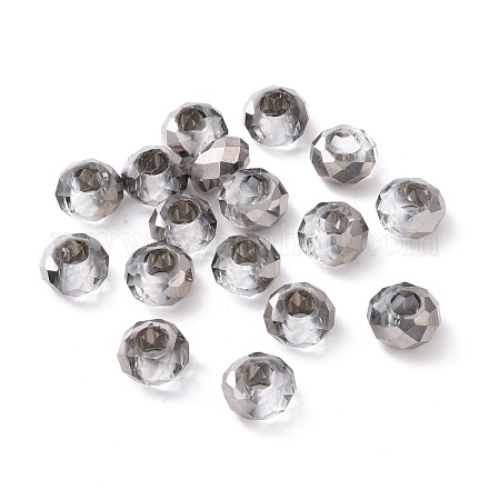 Perles en verre à moitié galvanisé européen GDA007-74-1