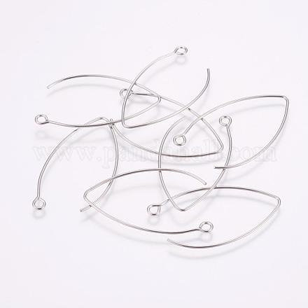 304 Stainless Steel Hook Earrings X-STAS-K148-10-1