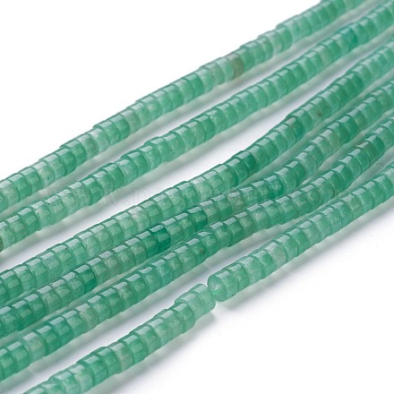 Natürlichen grünen Aventurin Perlen Stränge G-H230-14-1