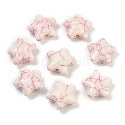 Perline acriliche imitazione turchese OACR-S047-12-1