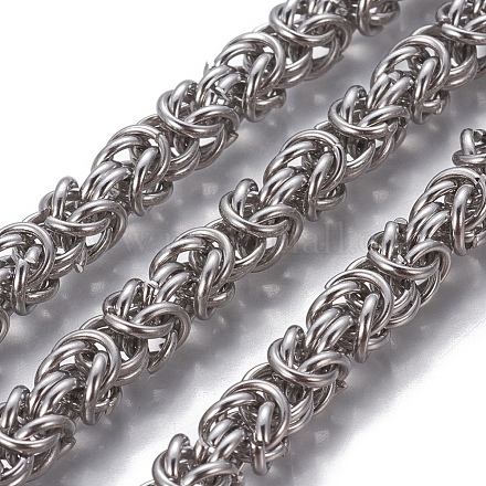 304 cadenas bizantinas de acero inoxidable CHS-P007-07P-01-1