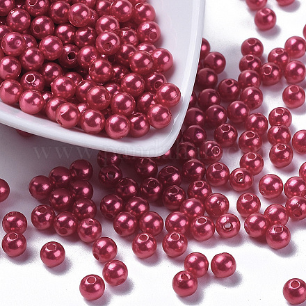 Perles acryliques de perles d'imitation&nbsp;PL610-13-1