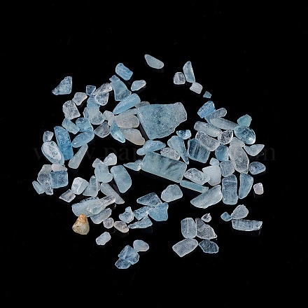 Natürliche Aquamarin-Chip-Perlen X-G-M364-01-1