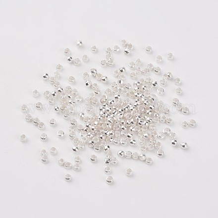 Perles à écraser en laiton  E002-S-1