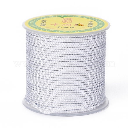 Плетеный шнур из полиэстера для изготовления ювелирных изделий OCOR-F011-C11-1