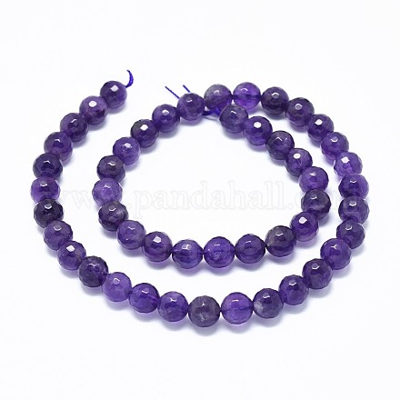 Natural Amethyst Beads Strands G-F632-23-01-1