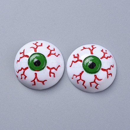 Halloween Theme Opaque Resin Cabochons RESI-D0003-07-1