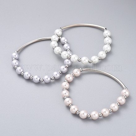 Glas Perlen Armbänder strecken BJEW-JB04758-1