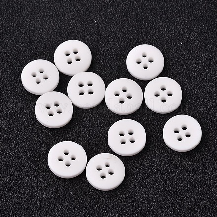 Матовые кнопки швейные плоские круглые смолы BUTT-F059-28L-01-1