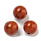 Natural Red Jasper Beads, Round, 18mm, Hole: 3~4mm