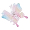 Plastic Claw Hair Clips, Hair Accessories for Women & Girls, Butterfly, Misty Rose, 76x72x42mm