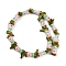 Boot Baking Paint Glass Enamel Beads, Flower, 23x16.5~17x7.5~8.5mm, Hole: 0.8~1.2mm