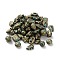 Opaque Acrylic Beads, Golden Metal Enlaced, Mixed Shapes, Dark Turquoise, 10.5~20x7~20x5~9mm, Hole: 1.2~2mm, about 462pcs/500g
