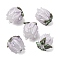 Handmade Lampwork Beads, Tulip, Thistle, 13~14.5x13~15mm, Hole: 1.4mm