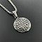 Punk Style Stainless Steel Heart Cross Pendant Necklaces Vintage Trendy Men Stainless Steel Jewelry, Stainless Steel Color