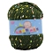 Polyester Yarn, Tweed Yarn, for Sweater Hat, for Knitting Crochet Supplies, Green, 2mm, about 85.30 Yards(78m)/Skein