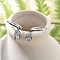 304 Stainless Steel Micro Pave Cubic Zirconia Hoop Earrings, Horse Eye, Stainless Steel Color, 22mm, Pin: 0.8mm
