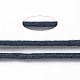 コットン糸  マクラメコード  装飾的な糸のスレッド  DIYの工芸品について  ギフトラッピングとジュエリー作り  ミッドナイトブルー  3mm  約54.68ヤード（50m）/ロール OCOR-T001-01-08-3