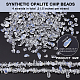 Brins de perles de puce d'opalite synthétique arricraft G-AR0002-80-2