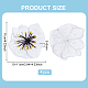 3D Flower Sequin Patches PATC-WH0012-01D-2