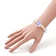 Transparente Acrylperlen Stretch Armbänder für Kinder BJEW-JB06501-3