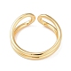 Polsino aperto in ottone&nbsp;RJEW-R143-01C-G-3