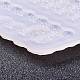Diyのシリコーンのヘアクリップ型  レジン型  UVレジン用  エポキシ樹脂ジュエリー作り  長方形＆楕円形＆曲線  ホワイト  181x88x6.5mm  内径：26mm DIY-Z009-05-4