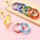 7 set di corde in cristallo elastico piatto a 7 colori EW-YW0001-09-6