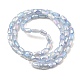 Chapelets de perles en verre imitation jade GLAA-P058-04A-07-2