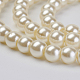 Brins de perles de verre teint écologiques X-HY-A008-5mm-RB003-3