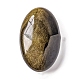 Овальный натуральный золотой блеск обсидиан лечебный массаж пальмовые камни WG38727-01-2