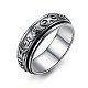 Nueva moda tailandesa anillos de plata 925 esterlina RJEW-BB33707-7-1