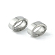 Drawing 304 Stainless Steel Slide Charms/Slider Beads STAS-C016-12P-1