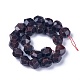 Natürlicher Granat Perlen Stränge G-I225-05-B-2