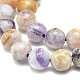 Natürliche lila Jade Perlen Stränge G-F674-01-4mm-3