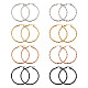 Orecchini di cerchio in titanio STAS-TA0001-23C-1